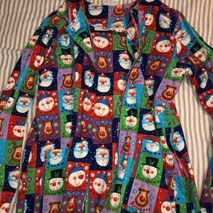 Small Christmas scrub jacket